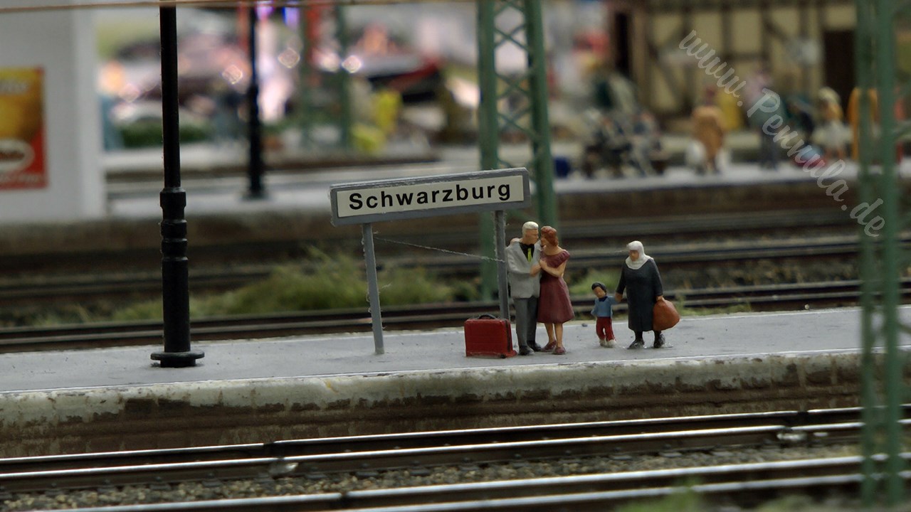 Miniatur Wunderland Modelleisenbahn Abschnitt Mitteldeutschland und Harz