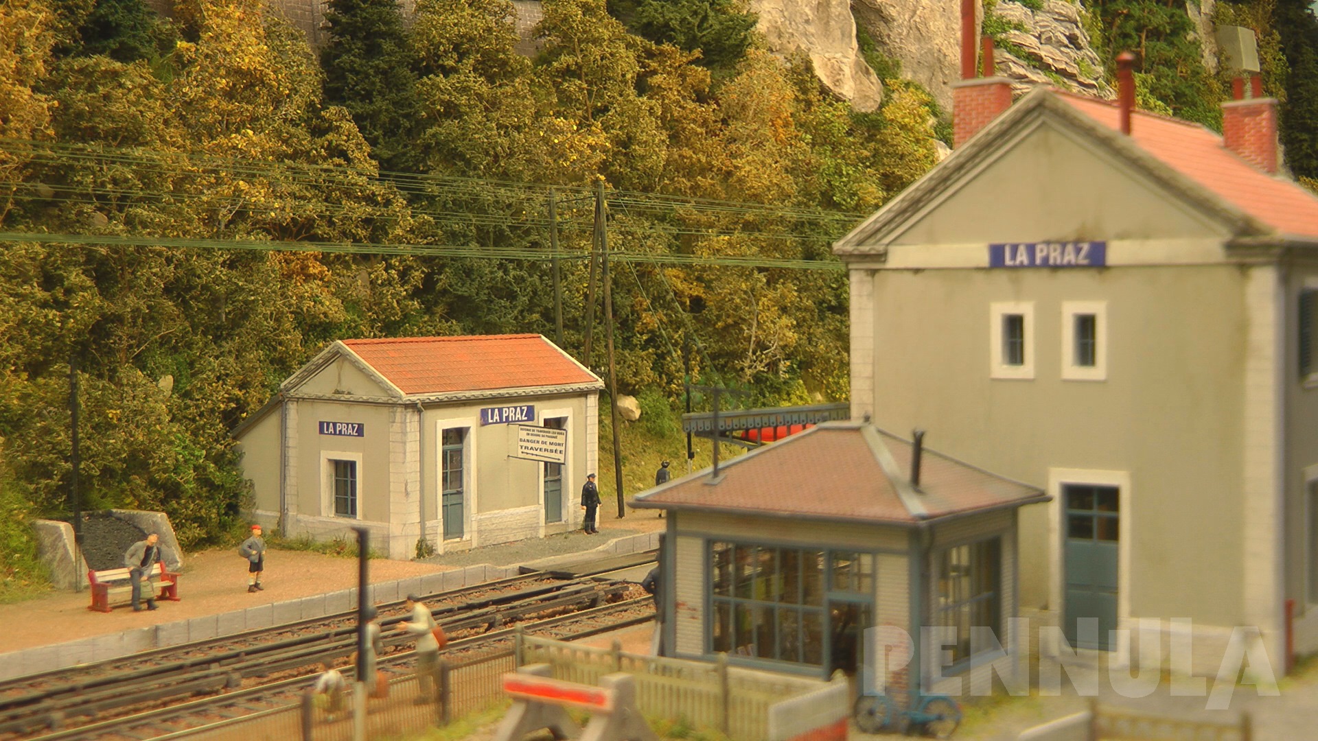 Intermodellbau 2019 - Modelleisenbahn „La Maurienne“ vom Club Ferroviaire de Franche-Comté