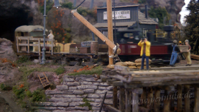 Kleinbahn und Modellbahn Diorama auf der Modellbaumesse Kassel