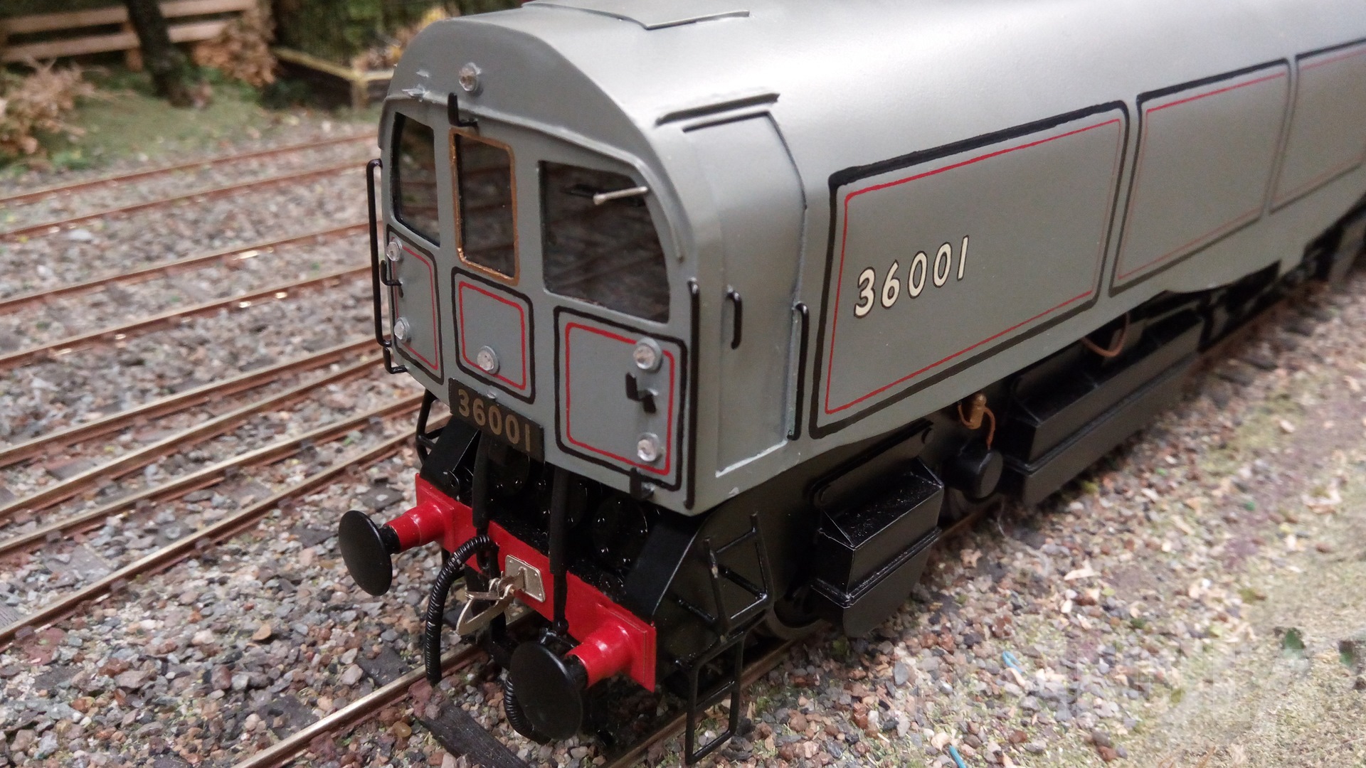Die berühmte Leader Lokomotive aus England als Spur 0 Modellbahn