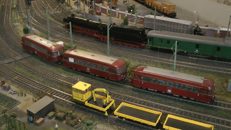 Die große Modellbahn in Spur 1 im Hamburg Museum vom Modelleisenbahn Hamburg e.V.