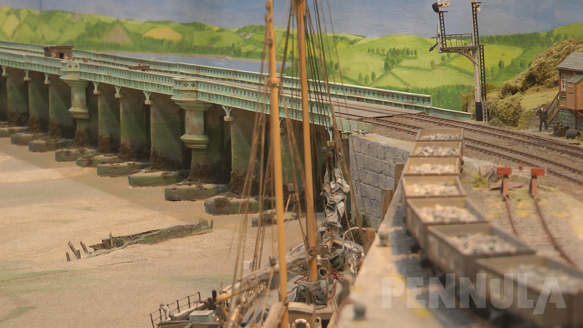 Ein Meisterwerk der Modellbahn-Kunst: Die Modelleisenbahn-Schauanlage von Port St. John