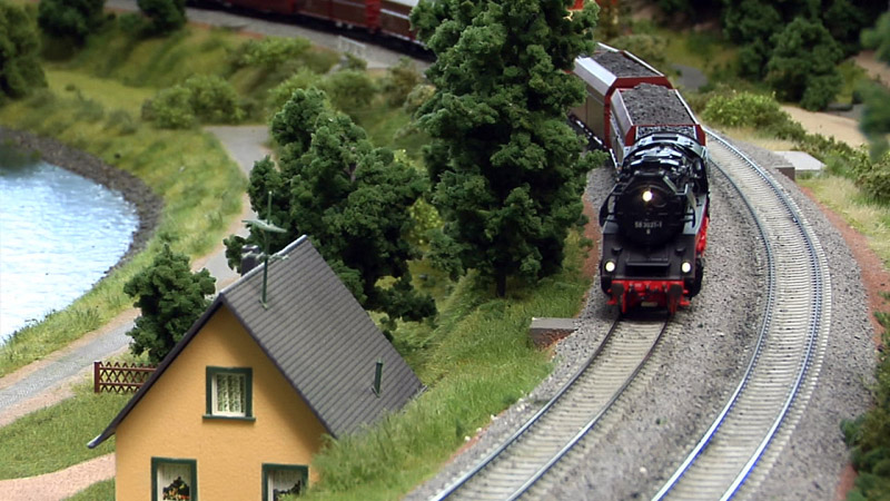 Miniatur Elbtalbahn mit Sebnitztalbahn Modellbahn