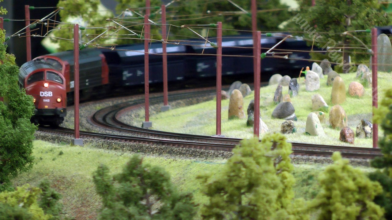 Padborg Modellbahn und Schloß Egeskov in Dänemark im Miniatur Wunderland