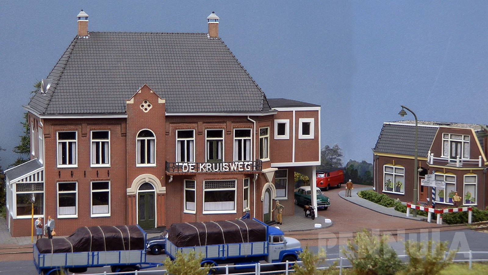 Modellbahn H0 der Straßenbahn von Drachten nach Groningen (De Philipslijn) von Fokko Feenstra