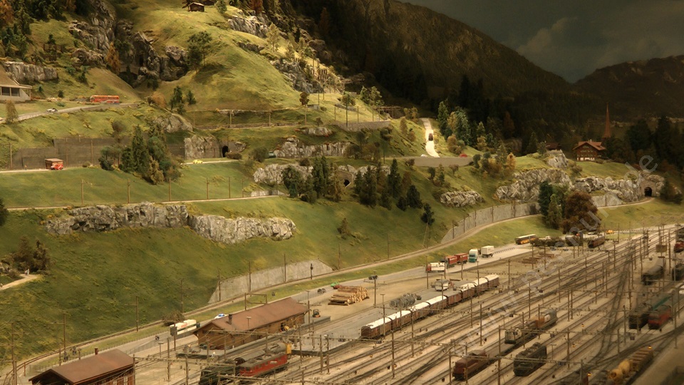 Die wunderschöne Modellbahn Chemins de fer du Kaeserberg in Spur H0 und Spur H0m
