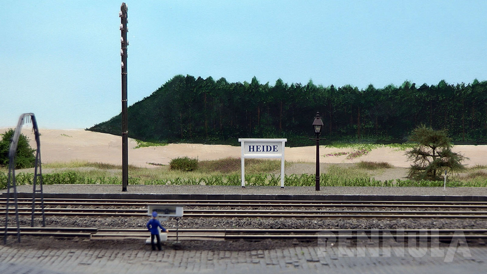 Modellbahn Spur H0 Anlage Bahnhof Heide in Belgien von Yannick De Vynck und Dirk Colman