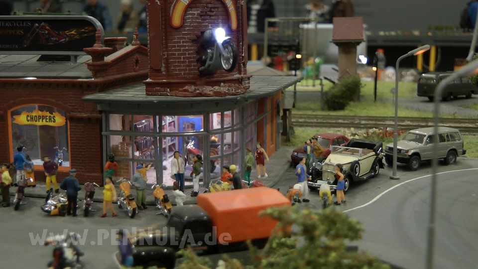 Modelleisenbahn H0 mit Tierpark vom Treinen Club Midden Nederland