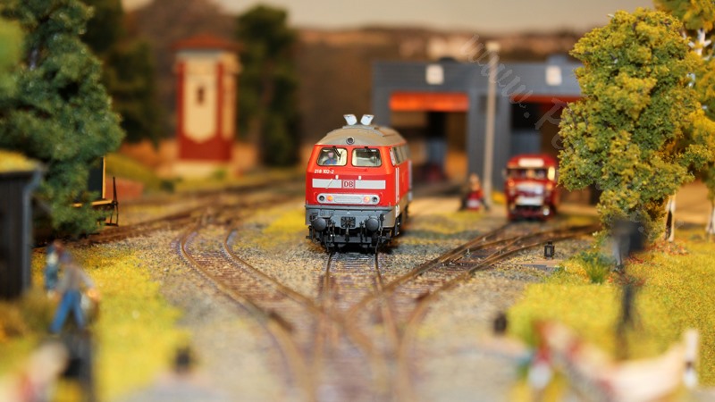 Modelleisenbahn Bahnbetriebswerk Hessen Spur H0