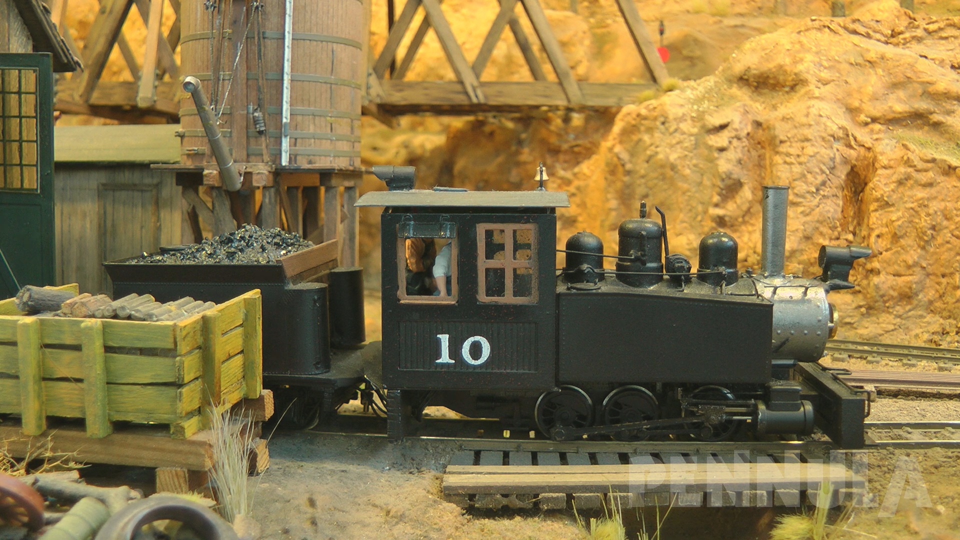 Goldrausch in den USA: Eine Modelleisenbahn der Denver & Rio Grande Western Railroad in Spur Null