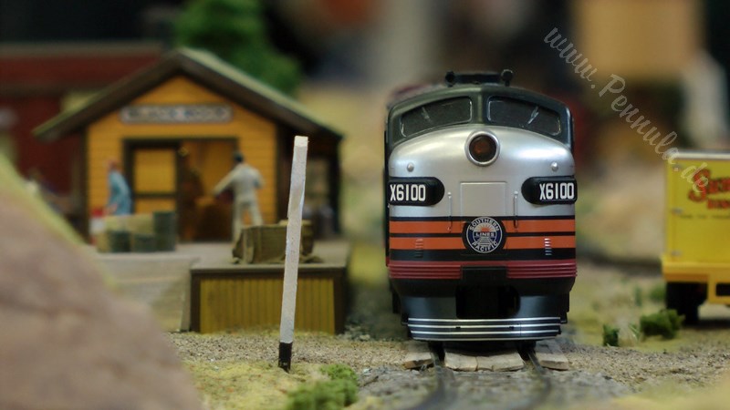 Modelleisenbahn El Peso Railroad Spur H0