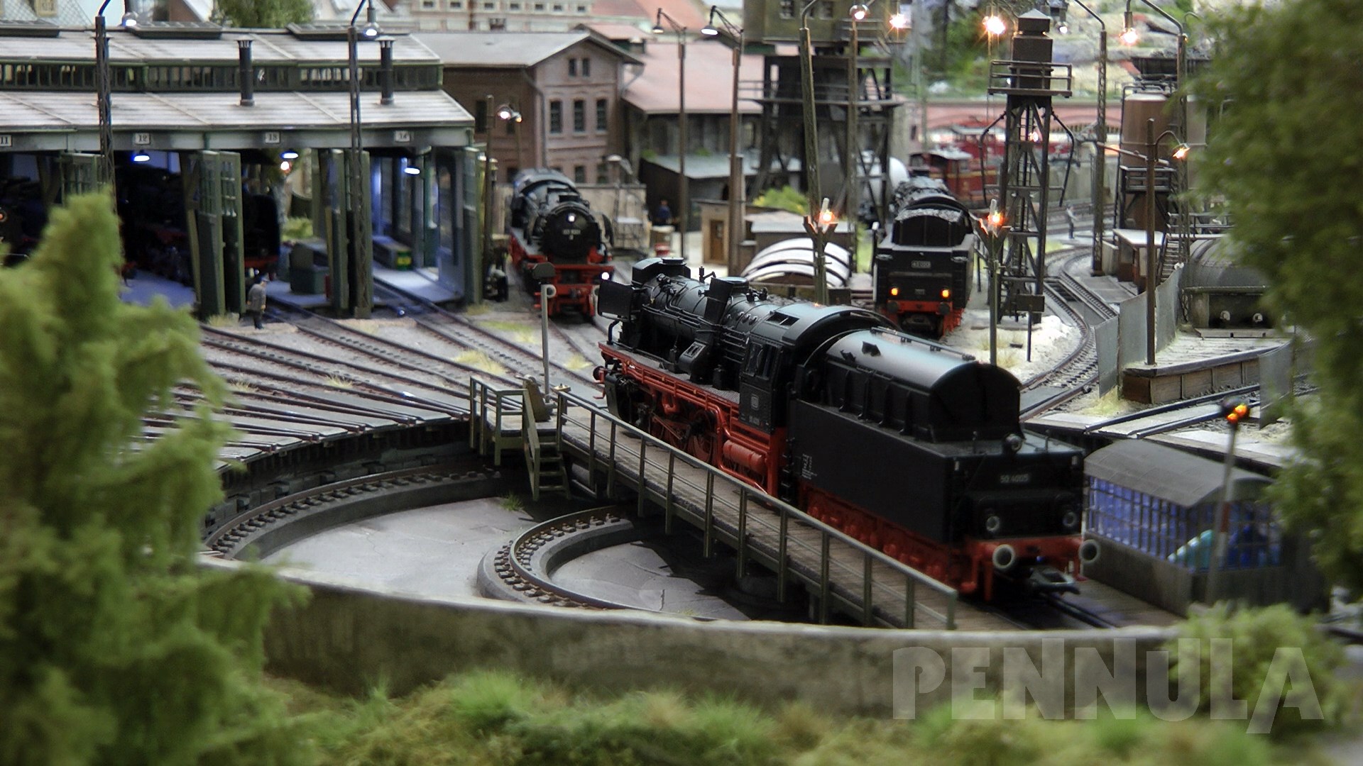 Modelleisenbahn H0 Märklin Virgental: Eine der echten Modellbahn Traumanlagen mit vielen Dampfloks