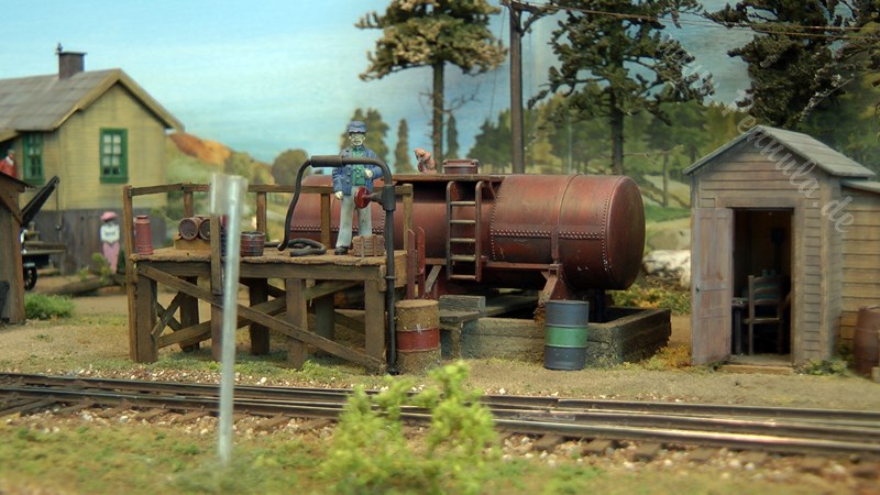 Modelleisenbahn Herbert’s Crossing Waldbahn in Spur 0n3 TimeSaver