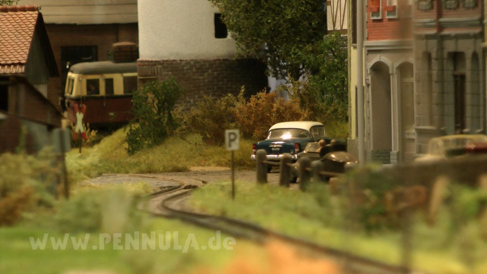 Küstenbahn in Spur 0 Schmalspur auf der Modellbahn Ausstellung Köln