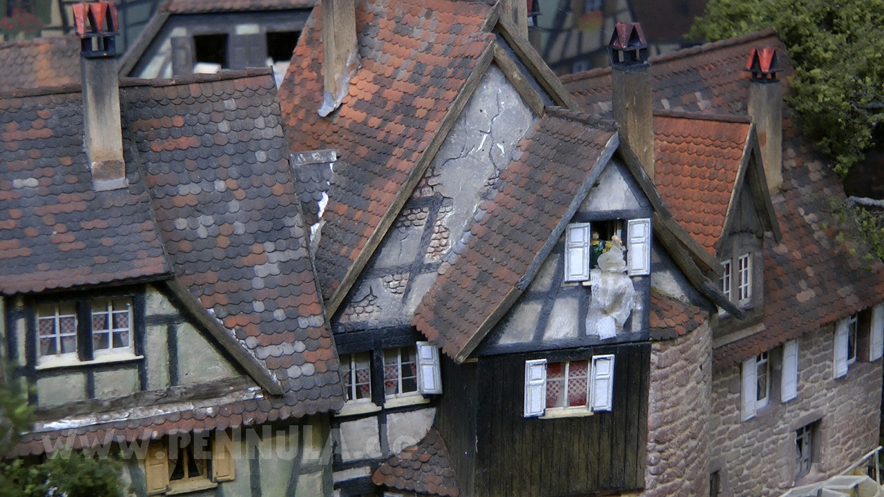 Modelleisenbahn der Schmalspurbahn im Elsaß von Patrice Hamm - Lahnsteiner Modellbahntage