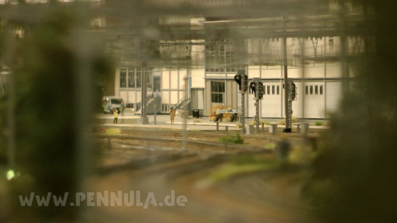 Spur H0 Anlage vom Hauptbahnhof Hasselt von Ivo Schraepen - Lahnsteiner Modellbahntage