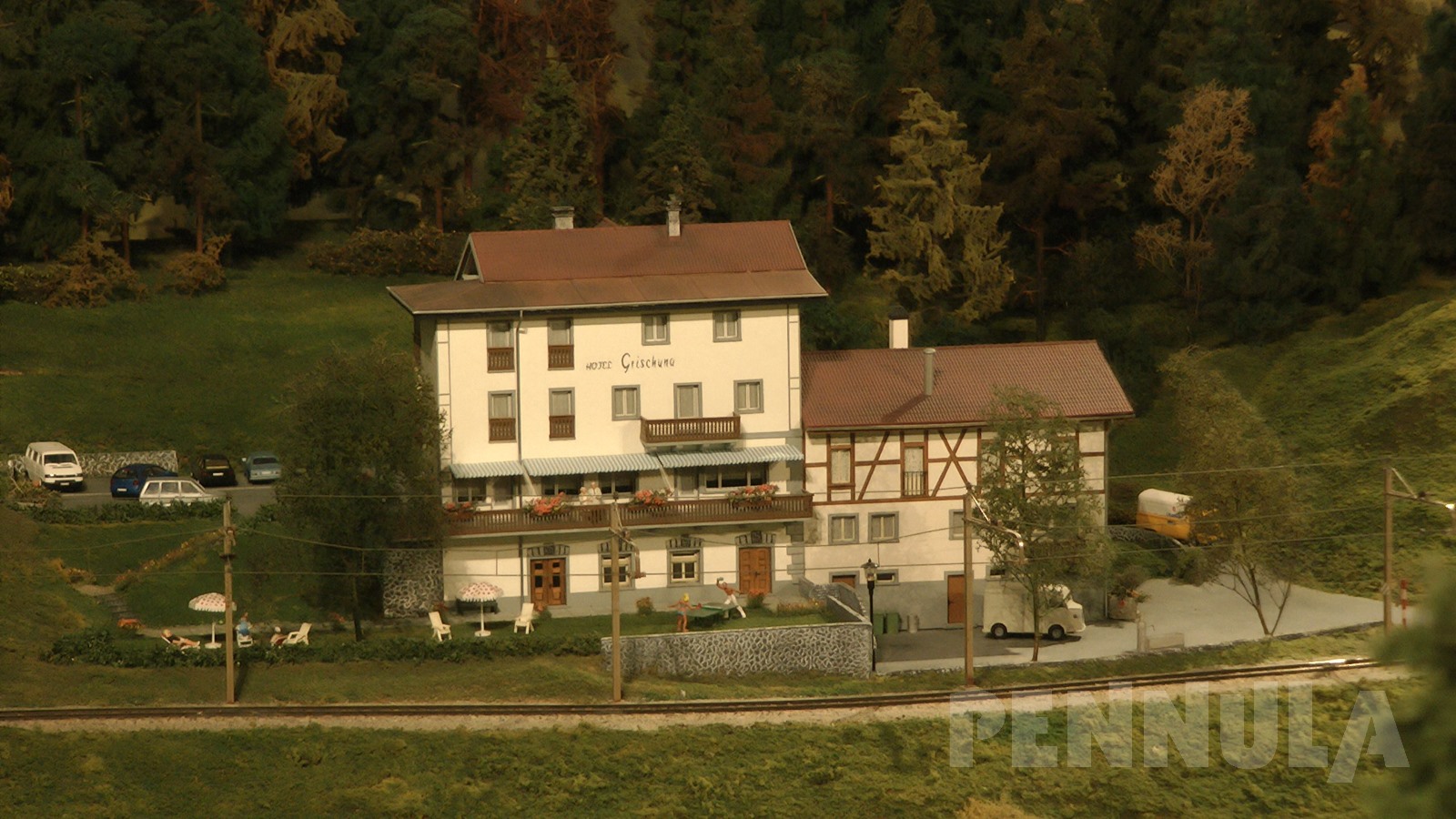 Schmalspurbahn Modelleisenbahn Schweiz - Mit der RhB auf den Kaeserberg in Spur H0