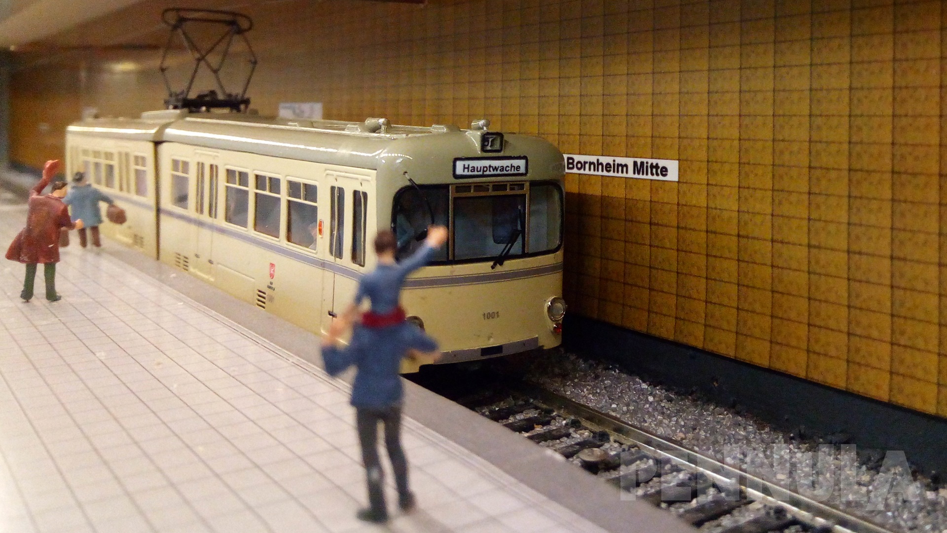 U-Bahn Modellbahnanlage „Bornheim Mitte“ - Modellbahnfreunde Riederwald Frankfurt am Main