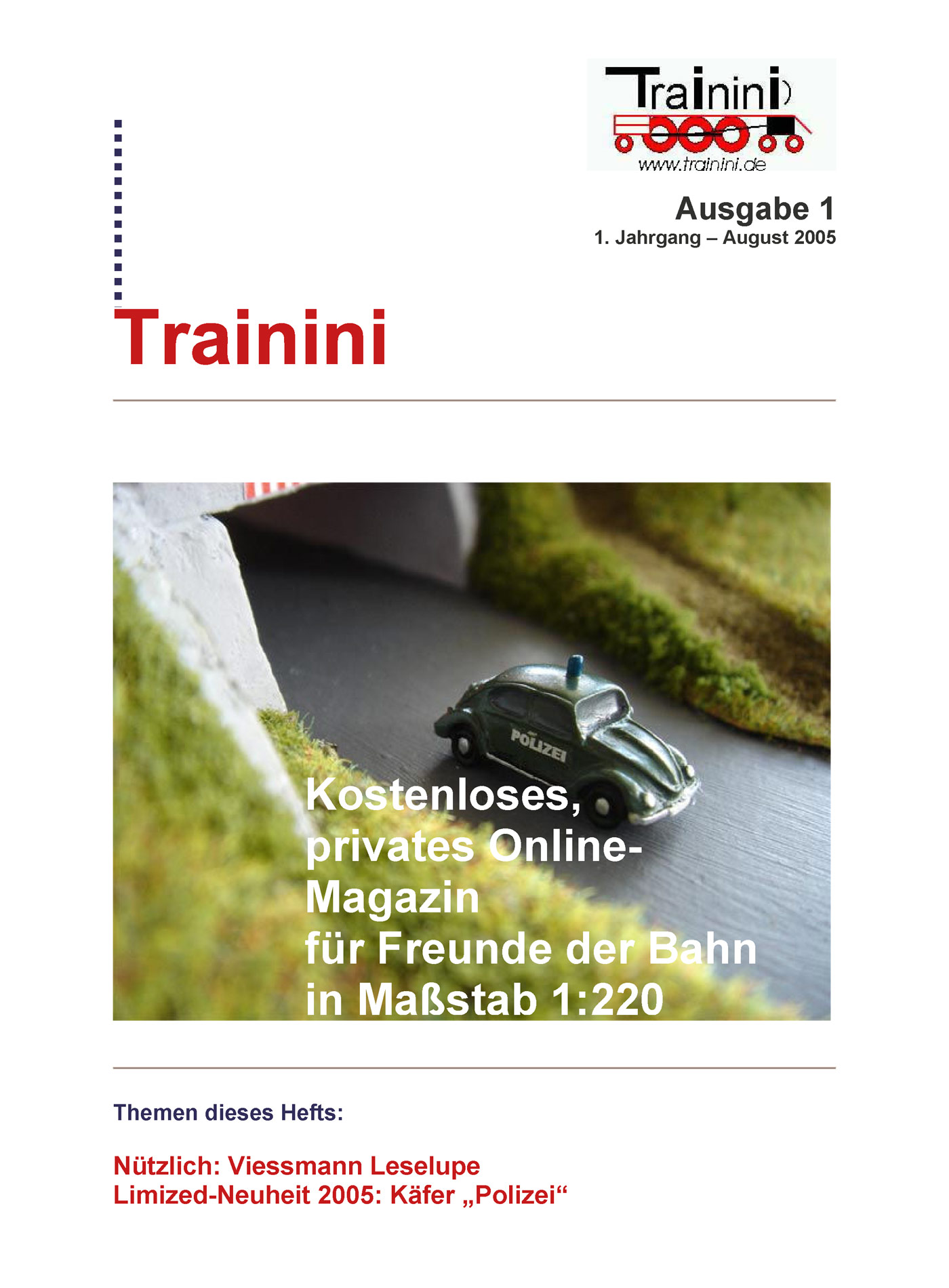 Trainini Ausgabe August 2005