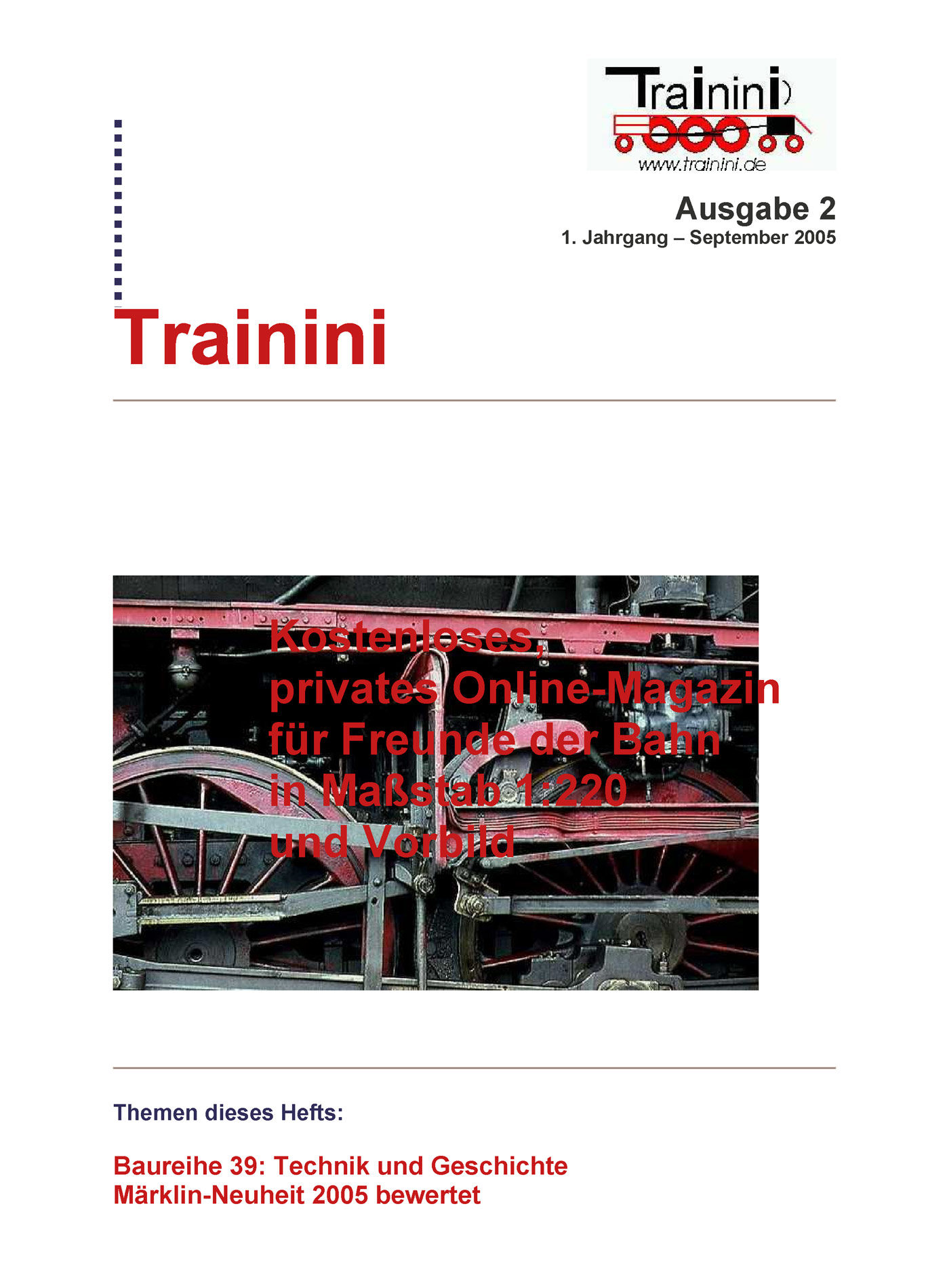 Trainini Ausgabe September 2005
