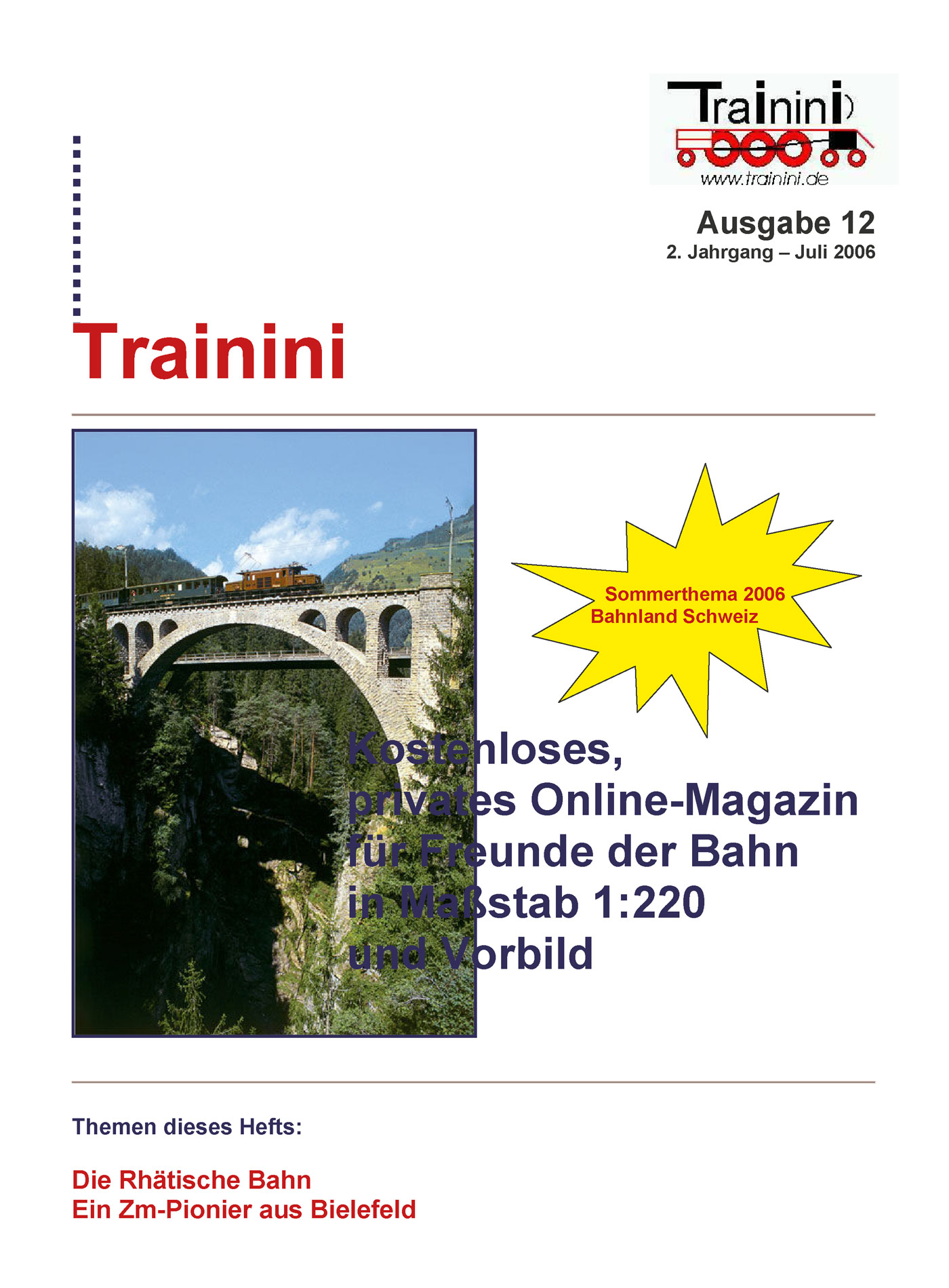 Trainini Ausgabe Juli 2006