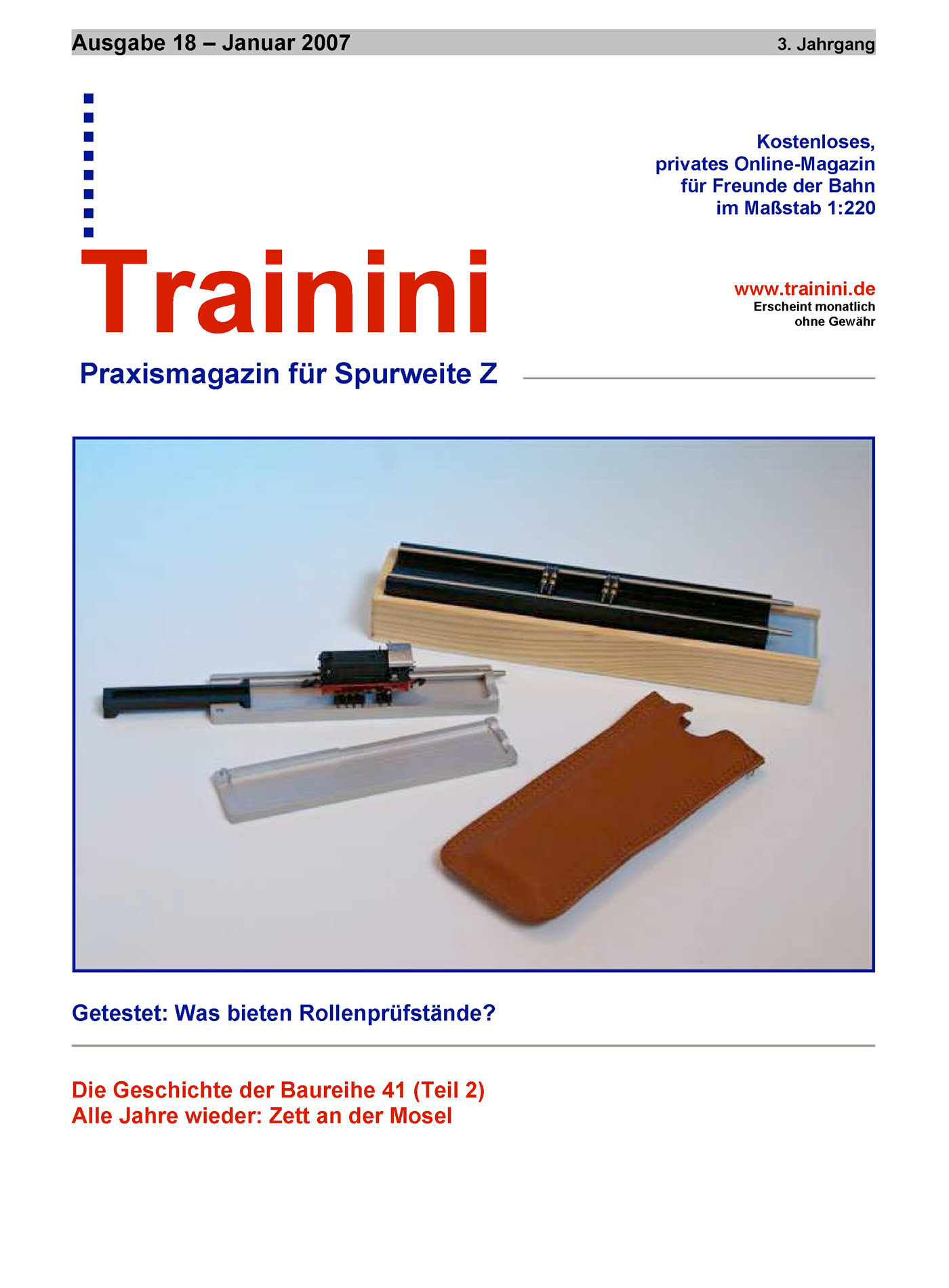 Trainini Ausgabe Januar 2007