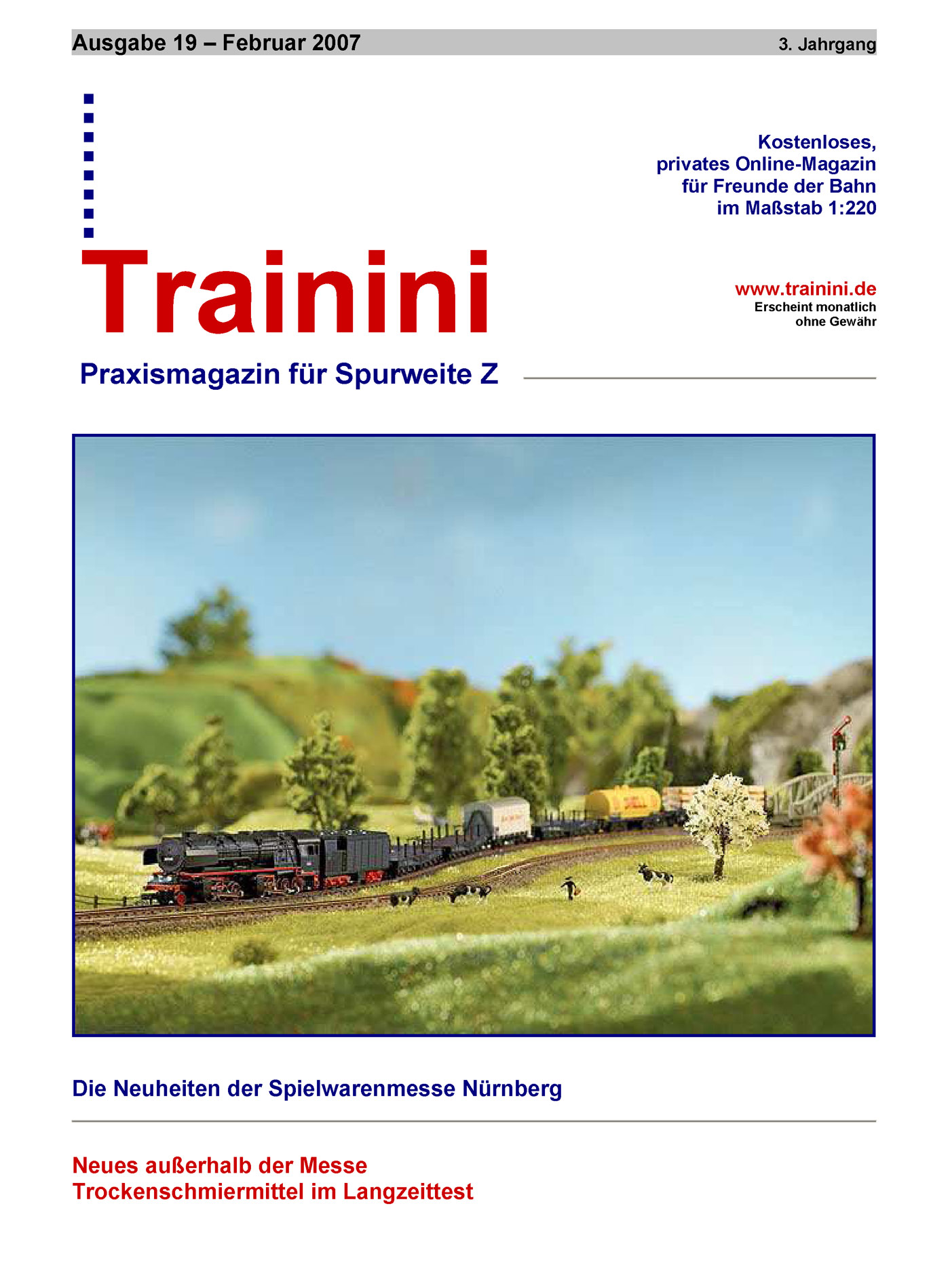 Trainini Ausgabe Februar 2007