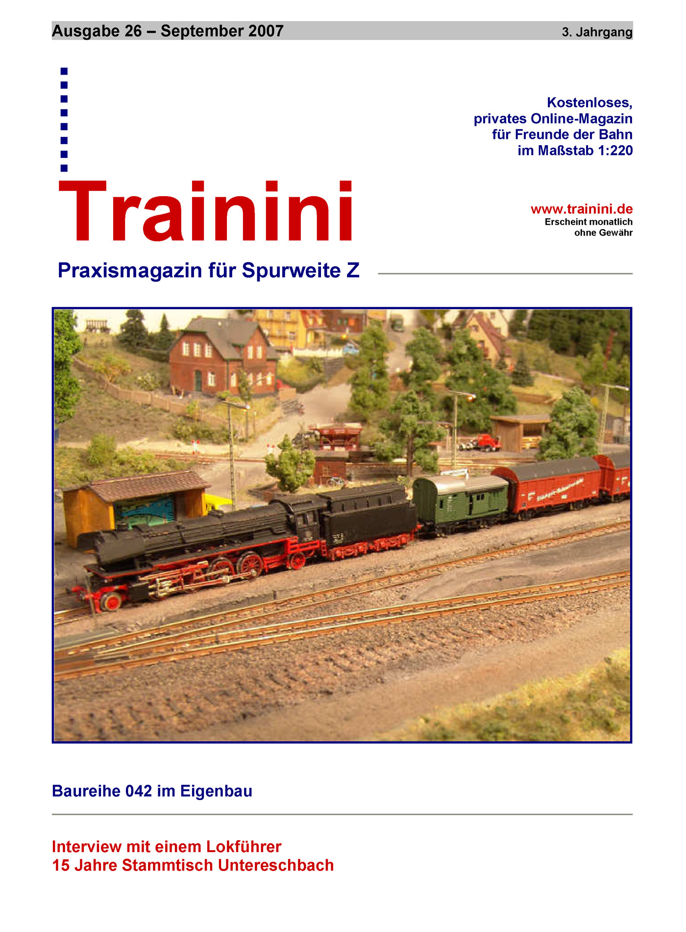 Trainini Ausgabe September 2007
