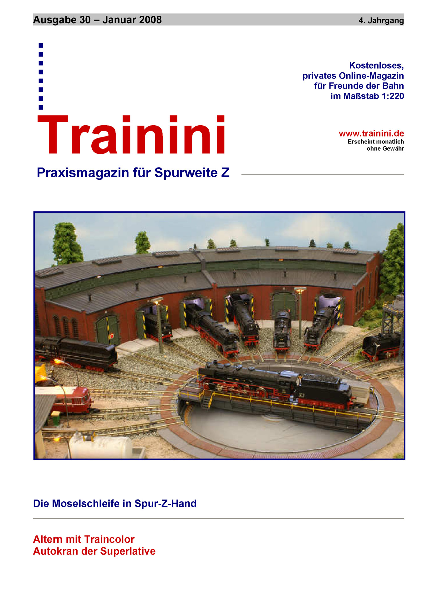 Trainini Ausgabe Januar 2008