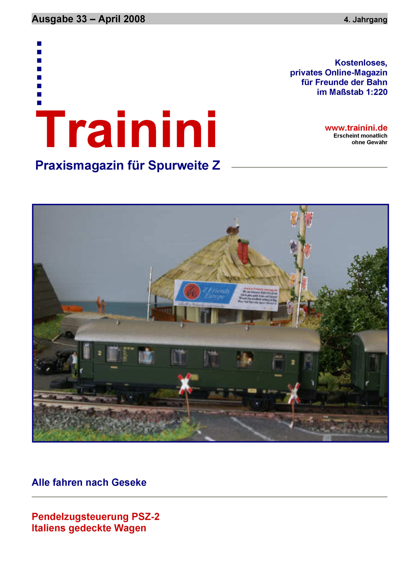 Trainini Ausgabe April 2008