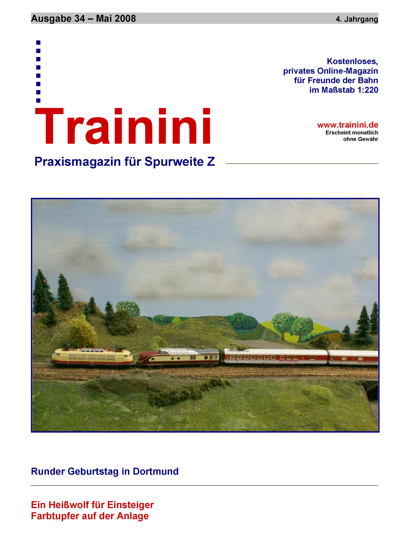 Trainini Ausgabe Mai 2008
