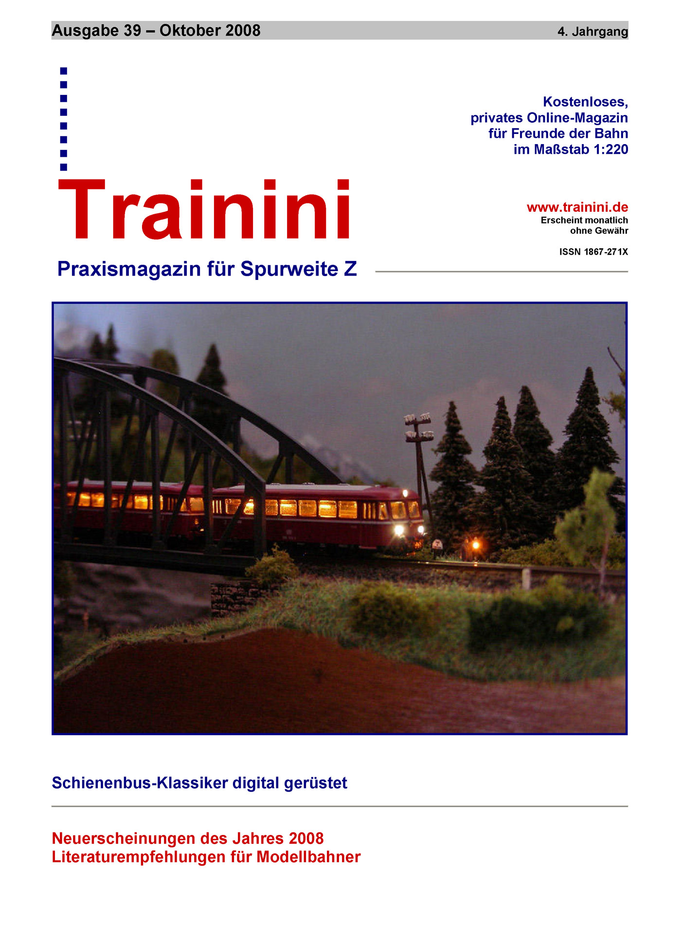 Trainini Ausgabe Oktober 2008