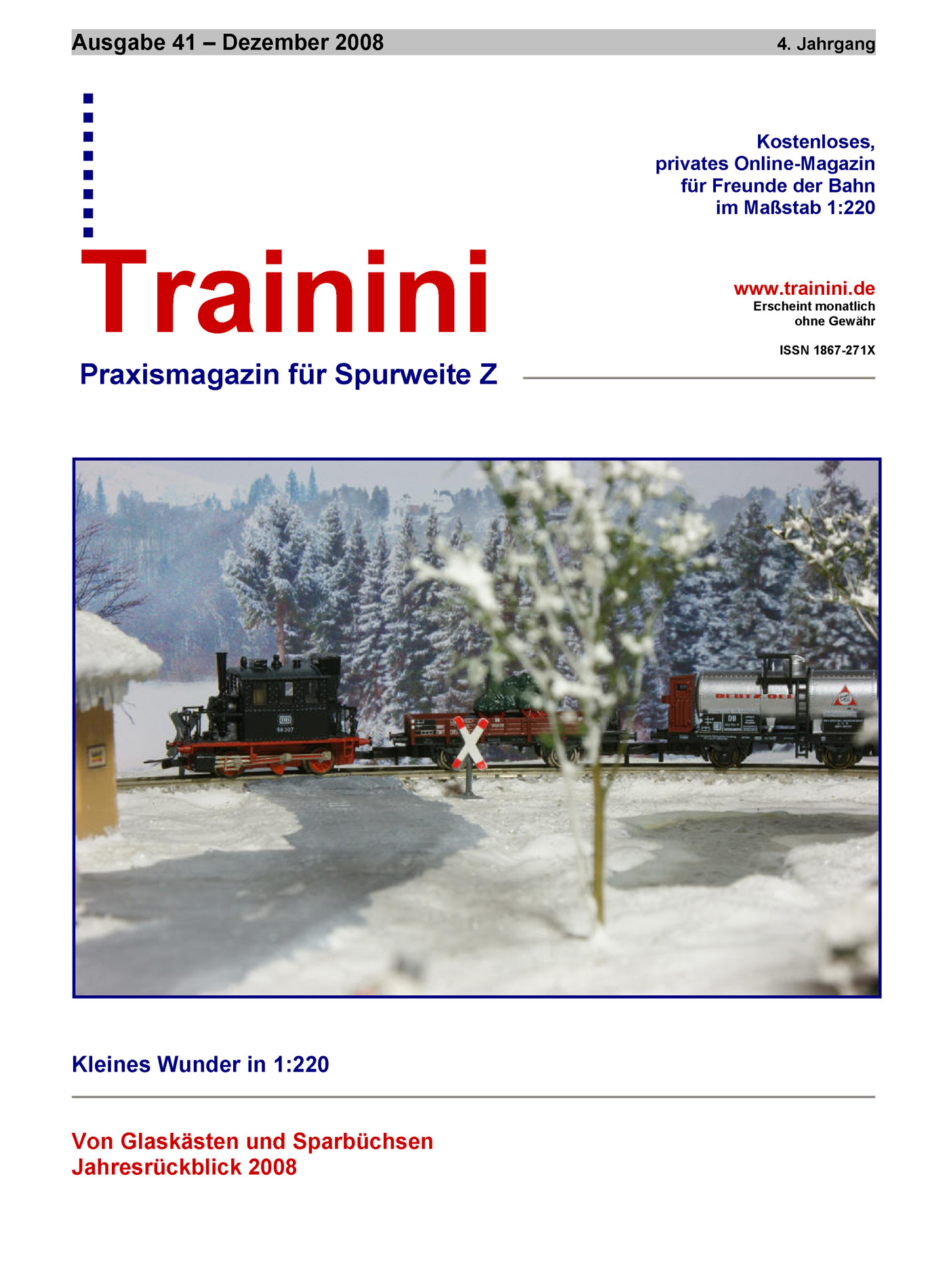 Trainini Ausgabe Dezember 2008