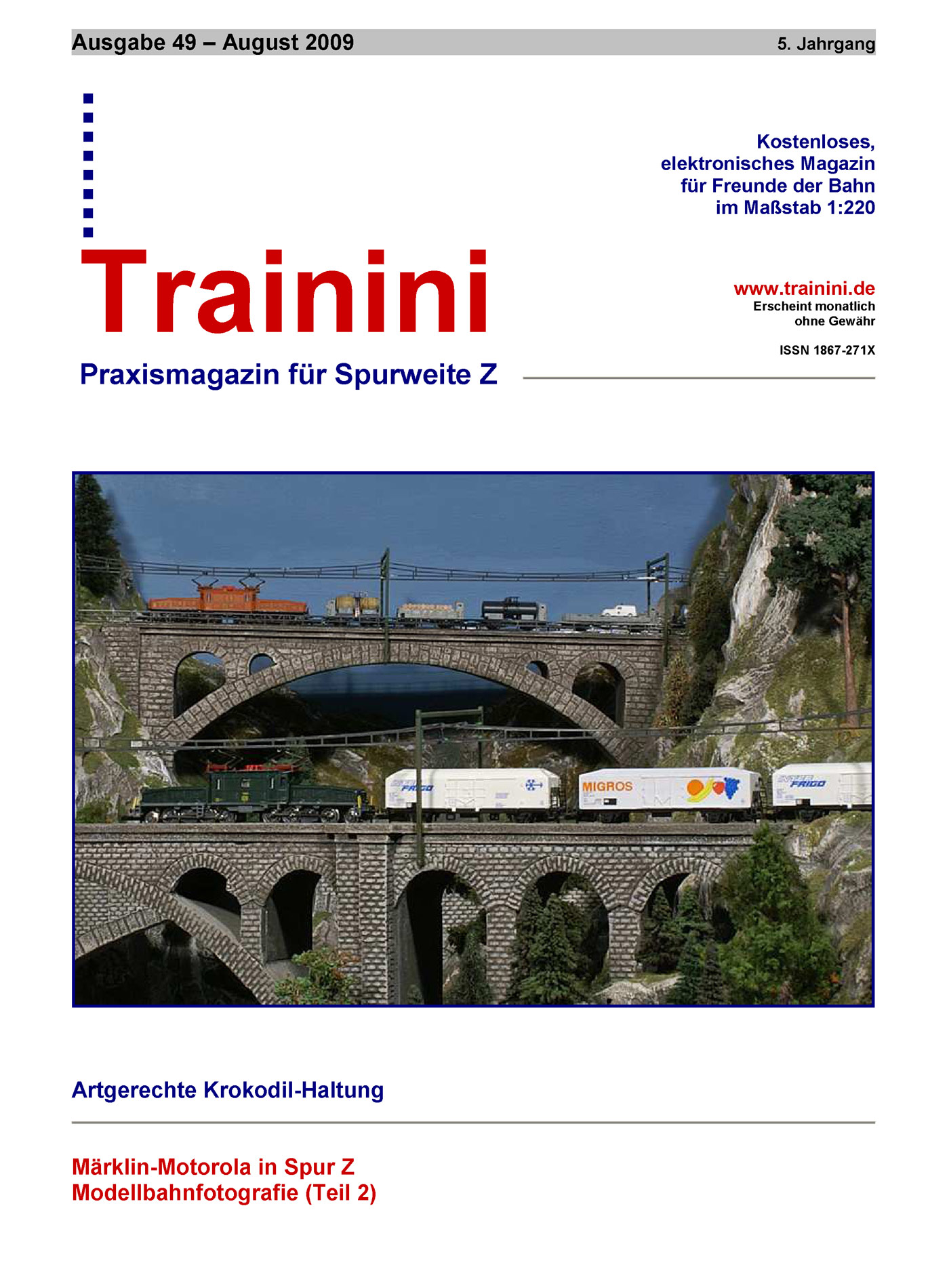Trainini Ausgabe August 2009