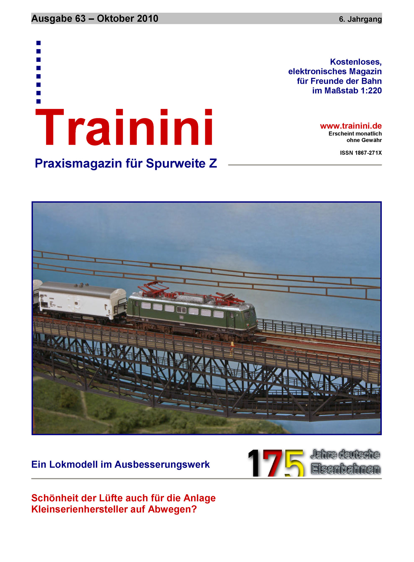 Trainini Ausgabe Oktober 2010
