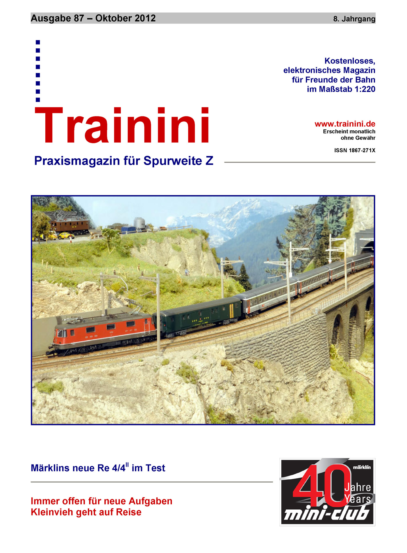 Trainini Ausgabe Oktober 2012
