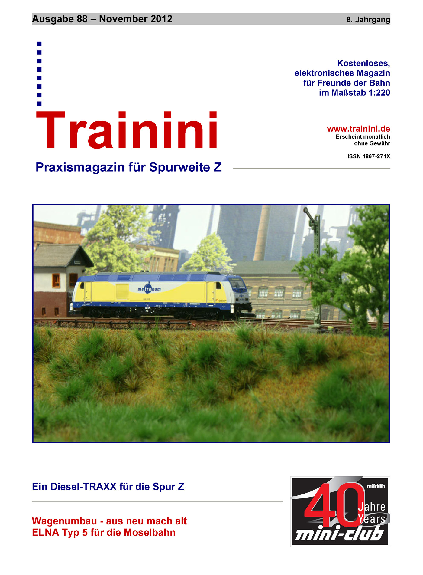 Trainini Ausgabe November 2012