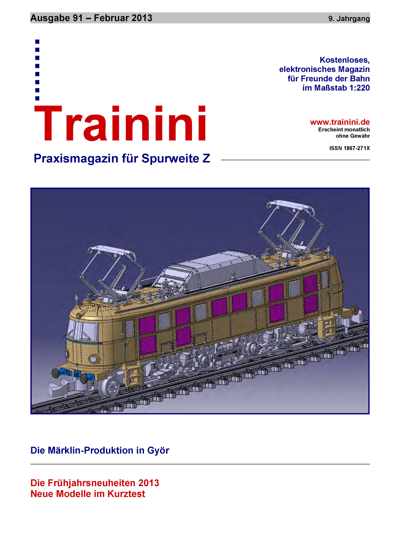 Trainini Ausgabe Februar 2013