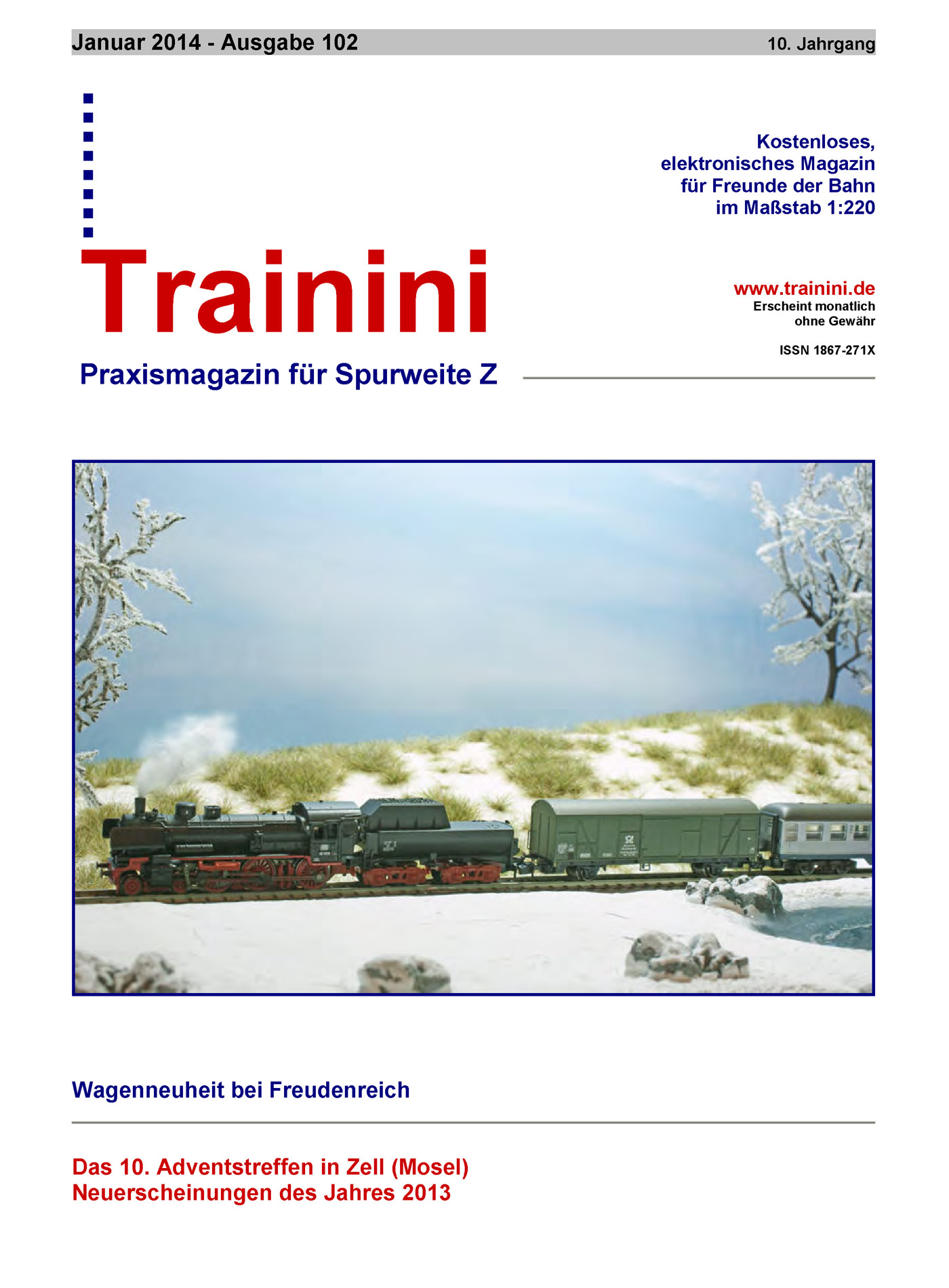 Trainini Ausgabe Januar 2014