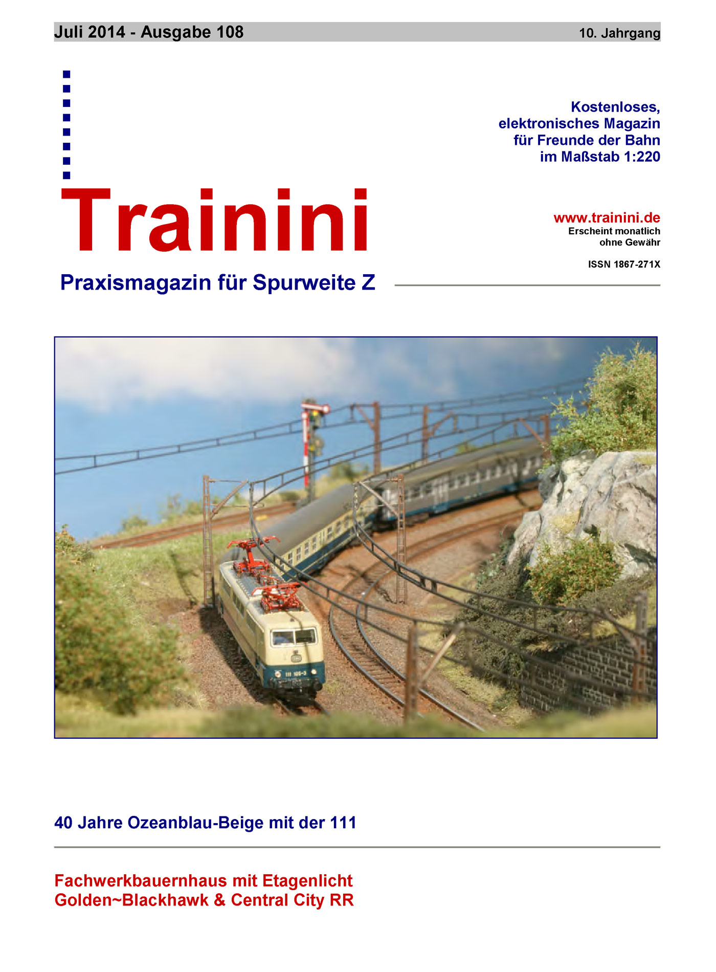 Trainini Ausgabe Juli 2014