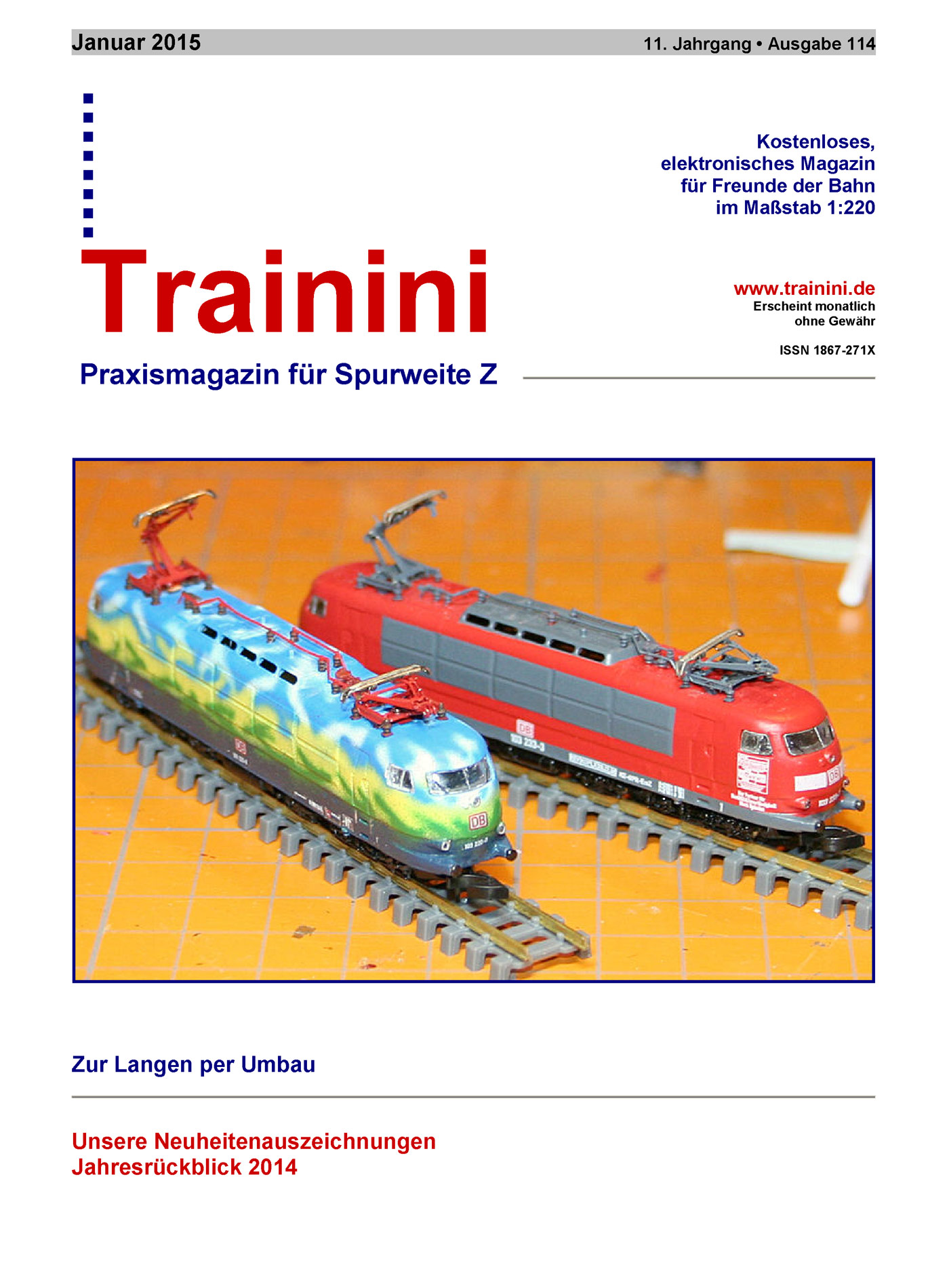 Trainini Ausgabe Januar 2015