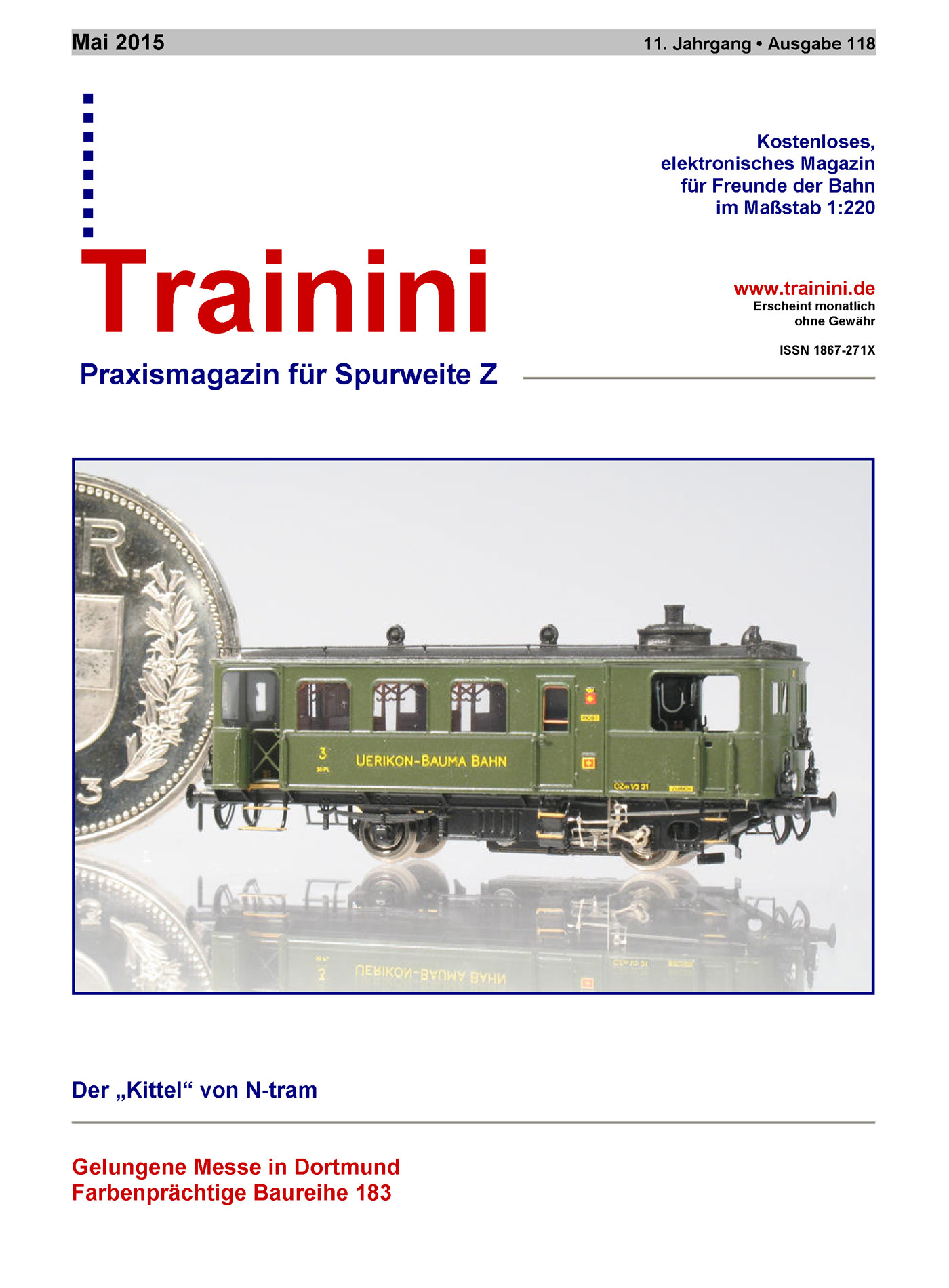 Trainini Ausgabe Mai 2015