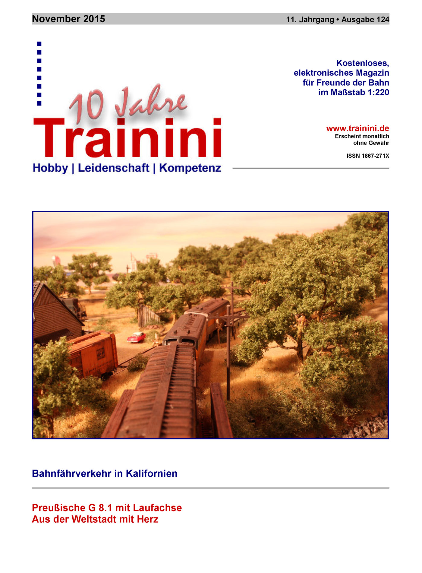 Trainini Ausgabe November 2015