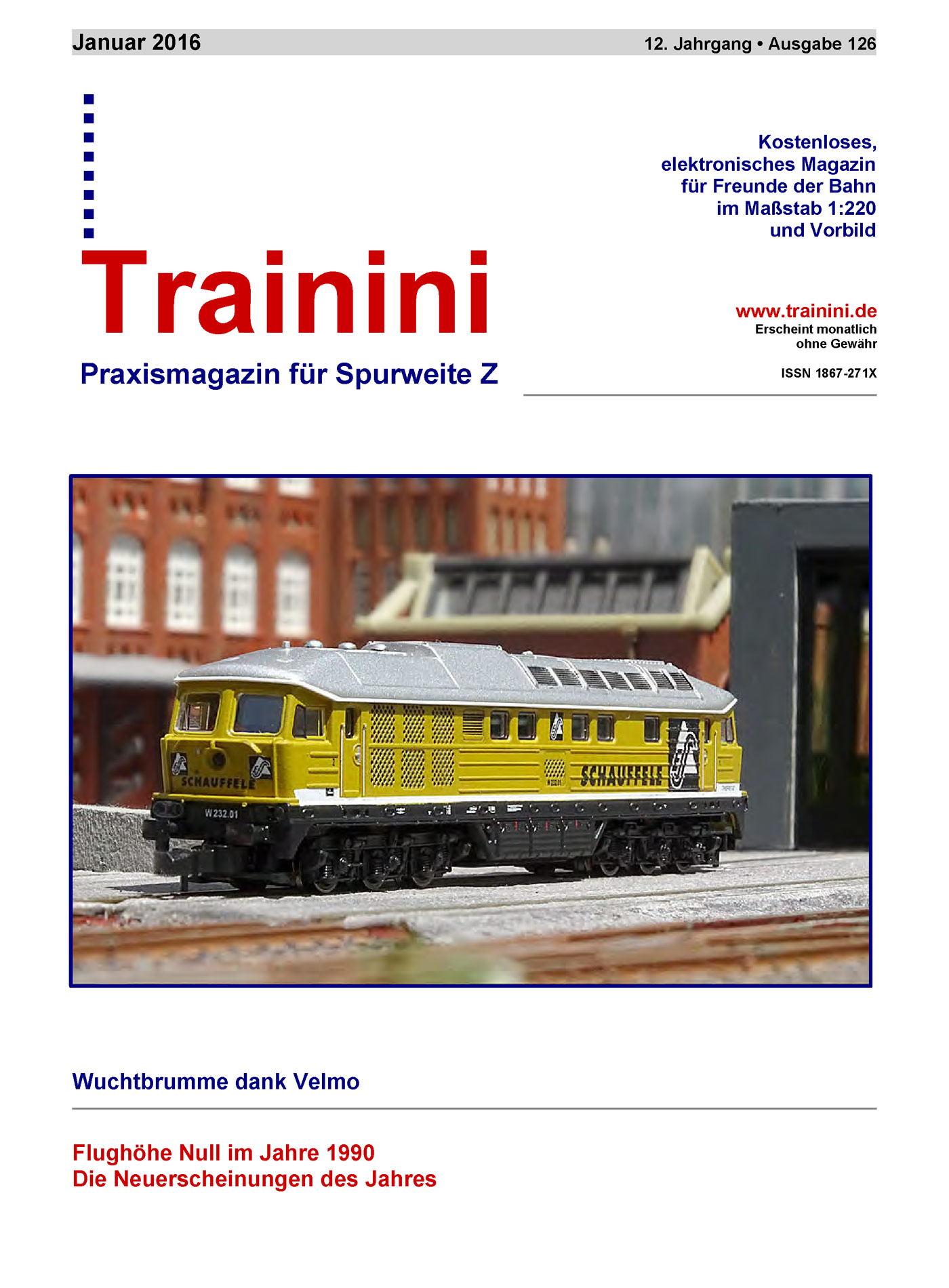 Trainini Ausgabe Januar 2016