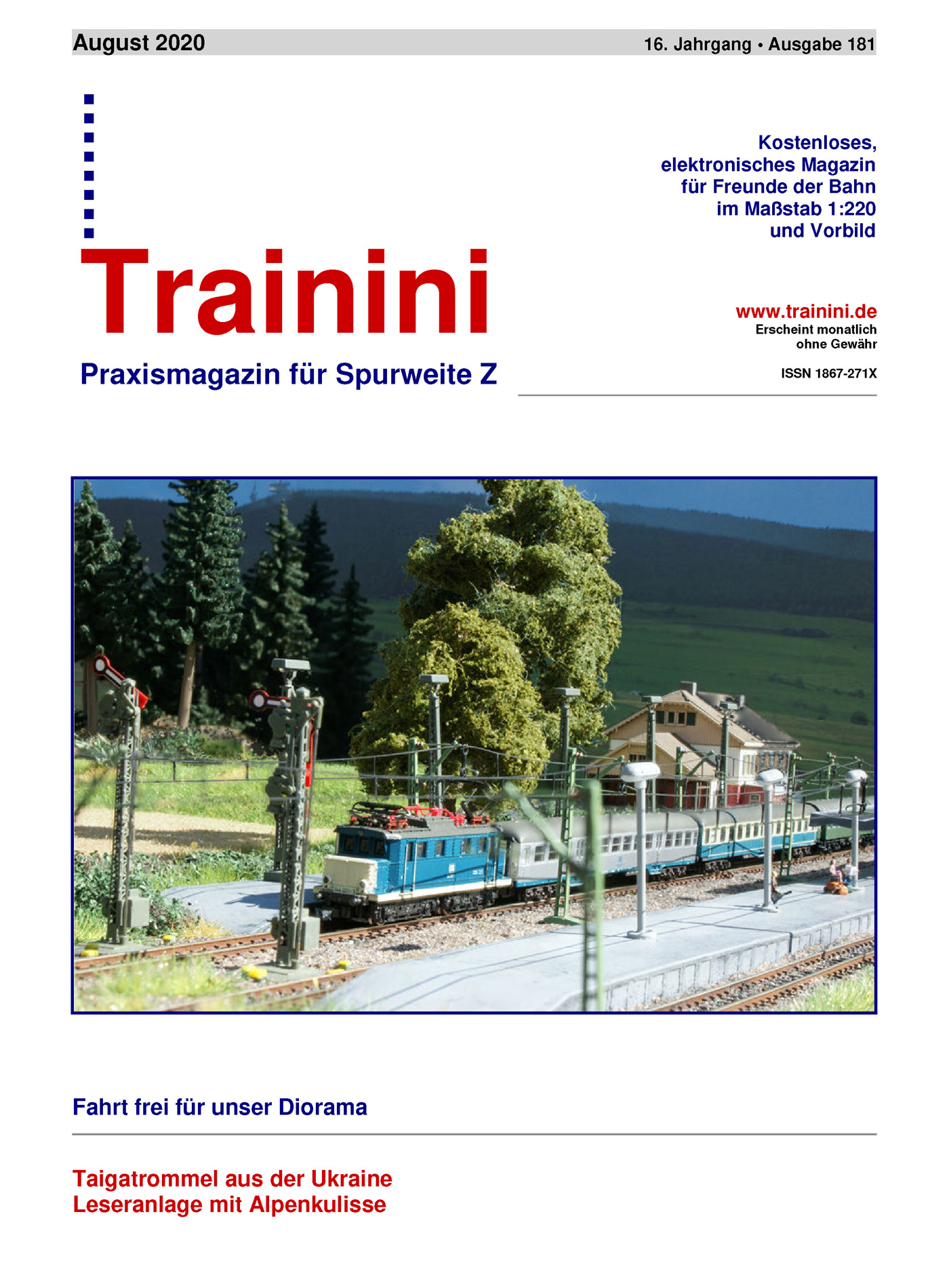 Trainini Ausgabe August 2020