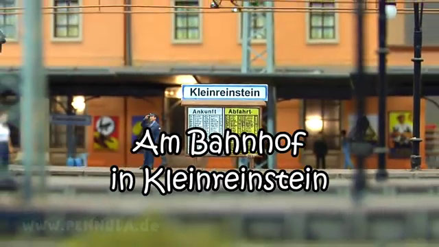 Am Bahnhof in Kleinreinstein - Eine wunderschöne Modelleisenbahn in Spur H0