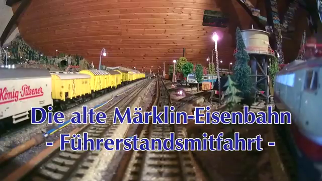 Die alte Märklin Eisenbahn - Eine Führerstandsmitfahrt auf einer Spur H0 Anlage