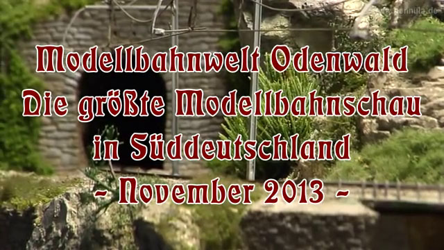Die größte Modelleisenbahn in Süddeutschland ist die Modellbahnwelt Odenwald