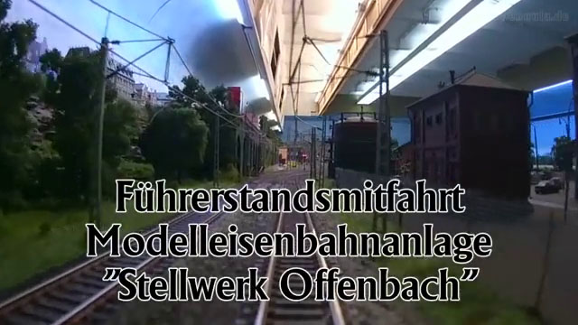 Führerstandsmitfahrt auf der Modelleisenbahn Stellwerk Offenbach