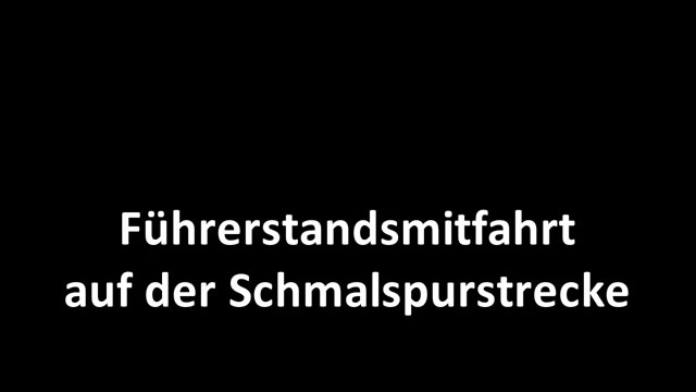 Führerstandsmitfahrt Schmalspurbahn Spur 1 Modelleisenbahn
